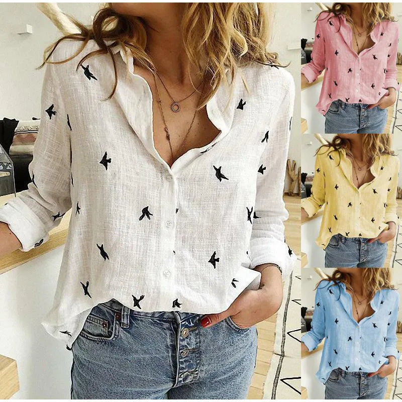 Camisa Mujer de Botón Colibrí Ligera y Sofisticada Colibri