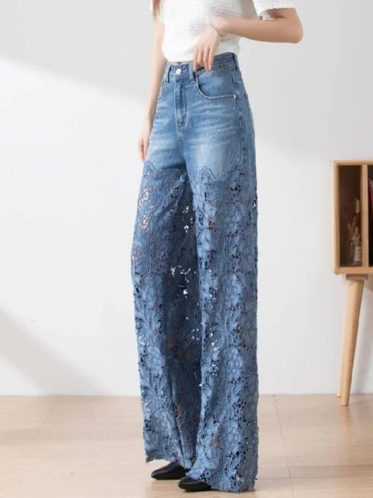 Pantalón Vaquero Mujer Corte Moderno Cómodo Jasmine