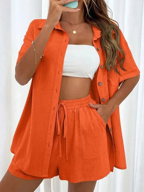 Conjunto Mujer Tela Ligera Verano Cómodo Rubi
