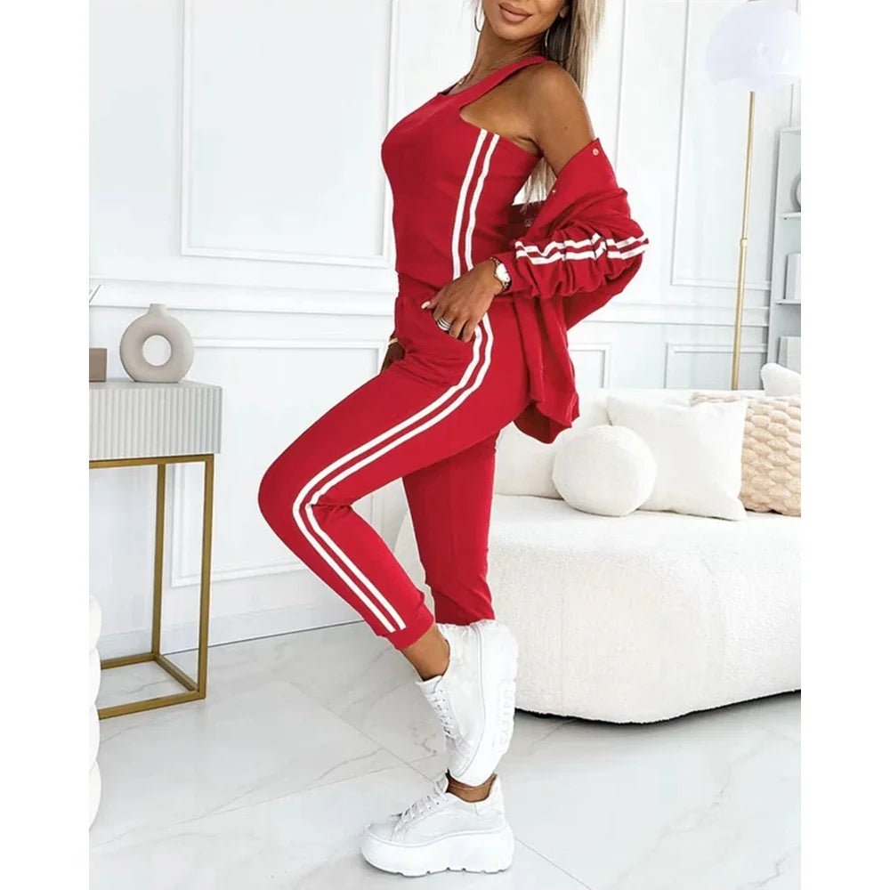 Conjunto Mujer Regata Chaqueta Pantalón Natalie