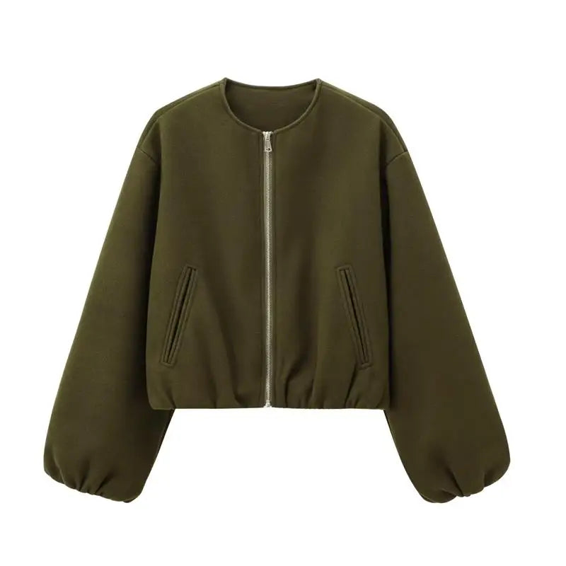 Chaqueta Mujer Diseño Moderno Suave Textura Ayla