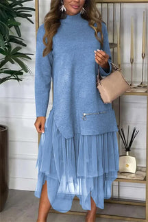 Vestido Leona Elegante Con Caída Impecable Y Versátil Leona