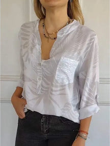 Camisa Mujer Confort Ligero Y Versátil Marine