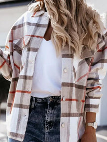 Camisa A Cuadros Mujer Ajustada Tejido Ligero Suave Rois
