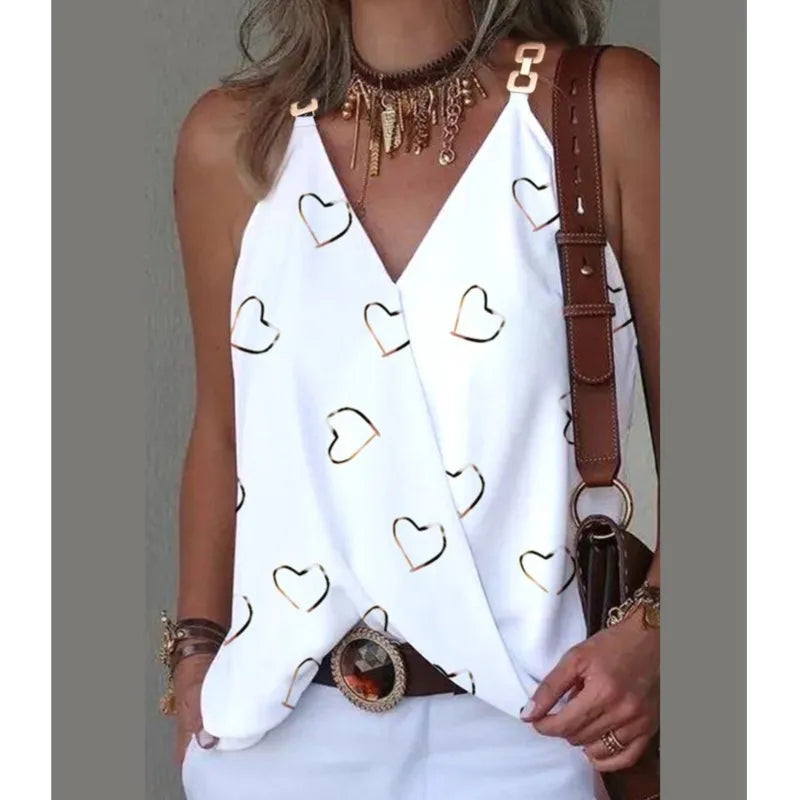 Camisa Mujer Verano Ligera Poliéster Con Estilo