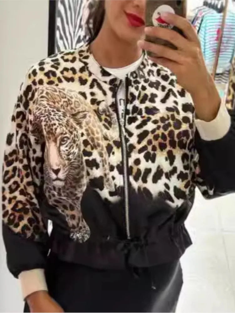 Chaqueta Mujer Diseño Moderno Con Ajuste Lotus