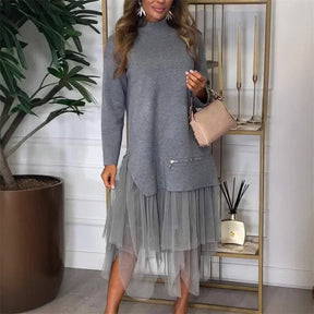 Vestido Leona Elegante Con Caída Impecable Y Versátil Leona