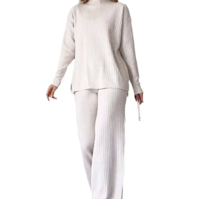 Conjunto Casual Doble Pieza Tejido Suave Luna