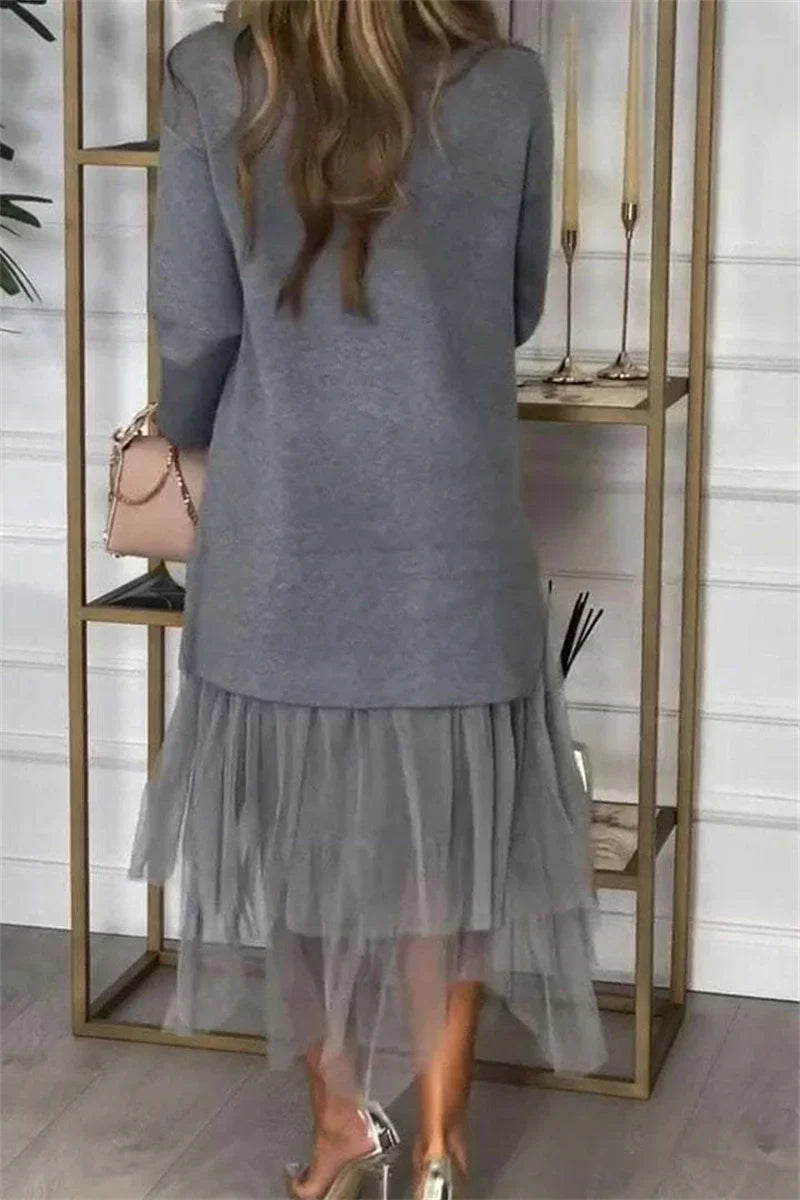 Vestido Leona Elegante Con Caída Impecable Y Versátil Leona
