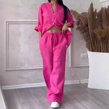 Conjunto de Lino Premium Fresco y Muy Versátil Nueva