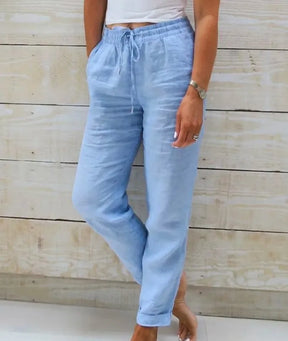 Pantalón Mujer Suelto Verano Frescura Levinha
