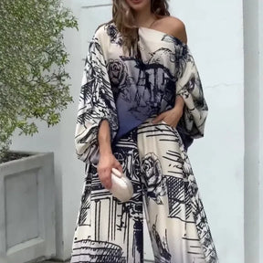 Conjunto Moderno Con Tejido Tecnológico Gramora