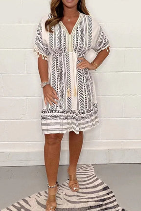 Vestido Mujer Elegante Con Caída Muy Ligero Tejido Suave Micaela