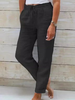 Pantalón Mujer Suelto Verano Frescura Levinha