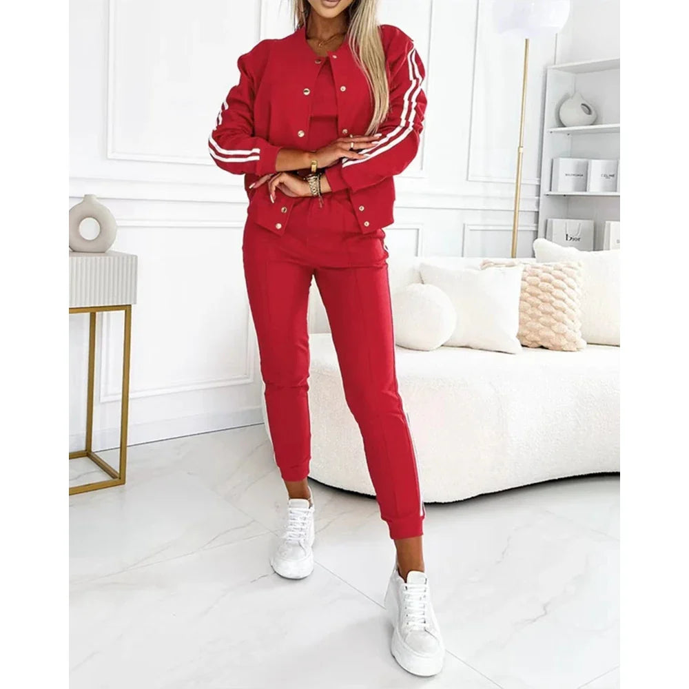 Conjunto Mujer Regata Chaqueta Pantalón Natalie
