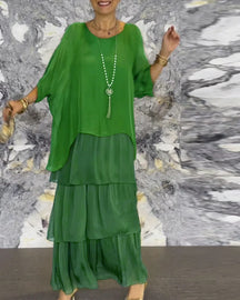 Vestido Mujer Elegante y Ligero con Silueta Elsa