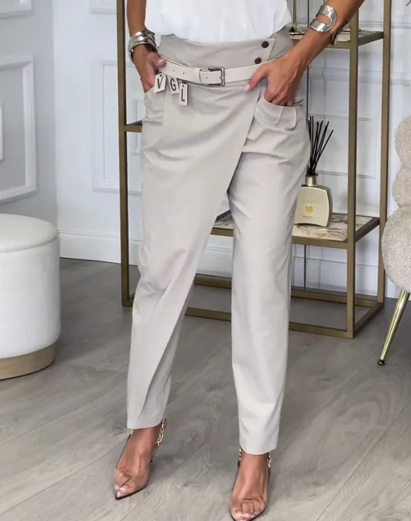 Pantalón Mujer Cómodo Premium Poliéster Elegante
