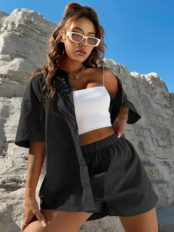 Conjunto Mujer Tela Ligera Verano Cómodo Rubi