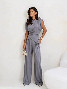 Conjunto Mujer Elegante Caída Sedosa Y Versátil Melina