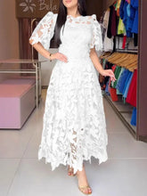 Vestido De Encaje Floral De Alta Calidad Elegante Anaju