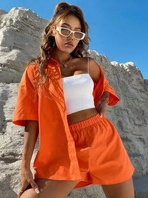 Conjunto Mujer Tela Ligera Verano Cómodo Rubi