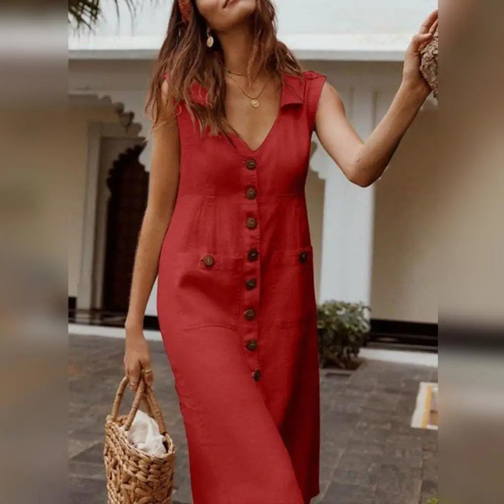 Vestido Ligero Estilo Suelto Comodidad Elegancia