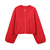 Chaqueta Mujer Diseño Moderno Suave Textura Ayla