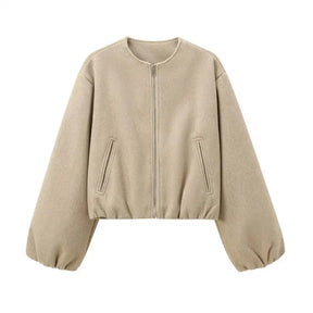 Chaqueta Mujer Diseño Moderno Suave Textura Ayla