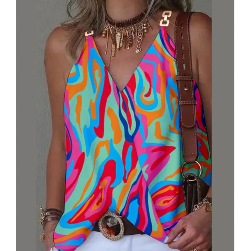 Camisa Mujer Verano Ligera Poliéster Con Estilo