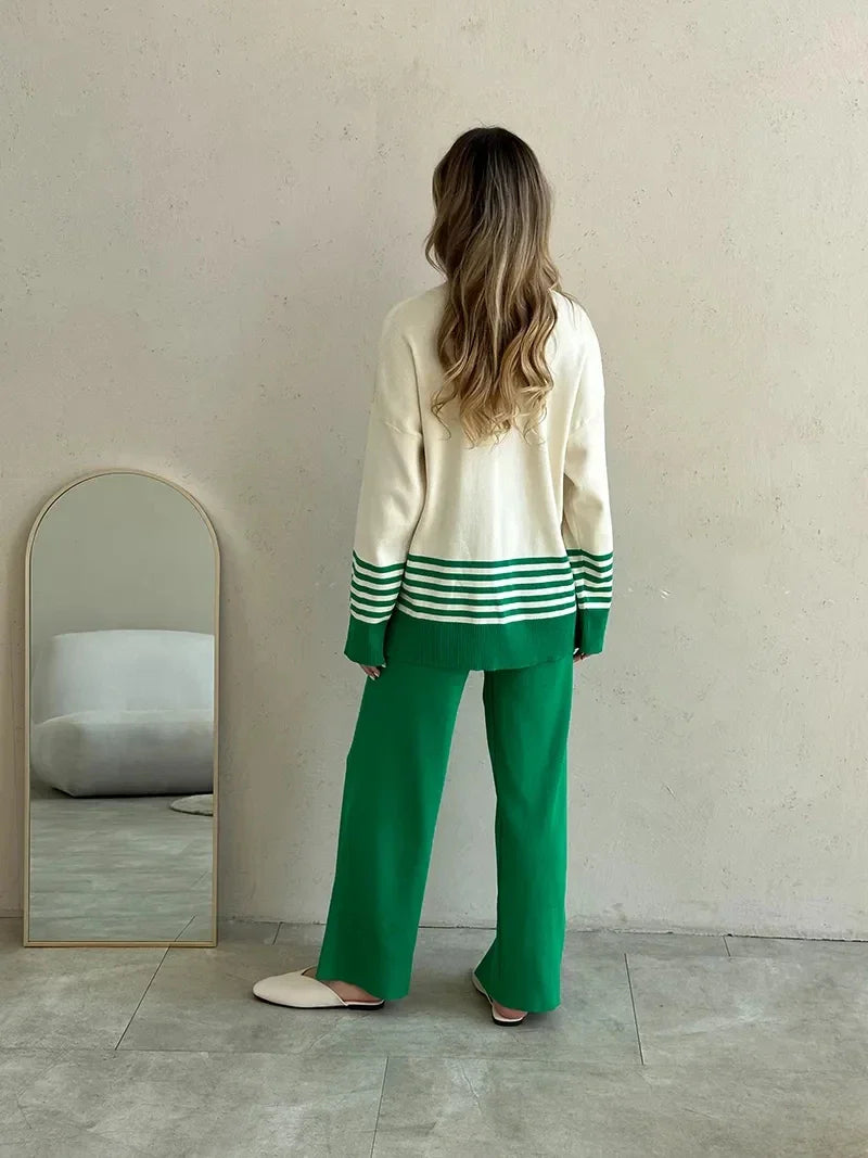 Conjunto Mujer Textura Suave Y Estilo Moderno Veronica