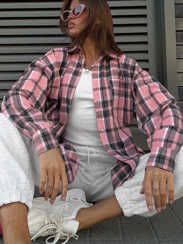 Camisa A Cuadros Estilo Retro Corte Moderno Madri