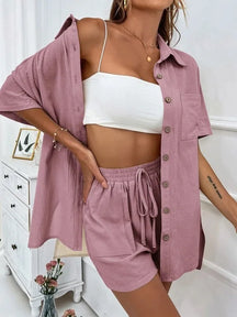 Conjunto Mujer Tela Ligera Verano Cómodo Rubi