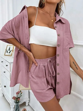 Conjunto Mujer Tela Ligera Verano Cómodo Rubi