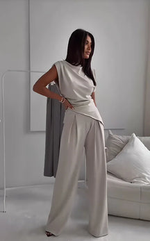 Conjunto Mujer Elegante Caída Sedosa Y Versátil Melina
