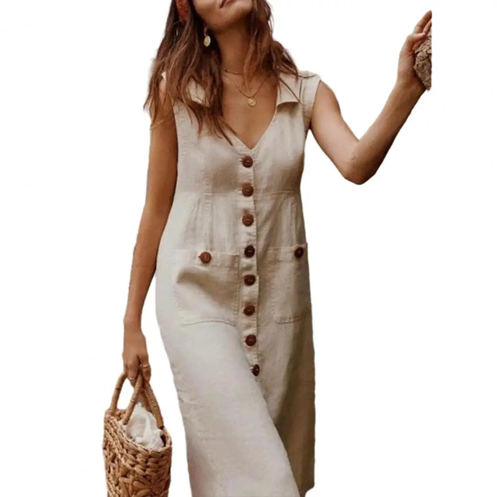 Vestido Ligero Estilo Suelto Comodidad Elegancia