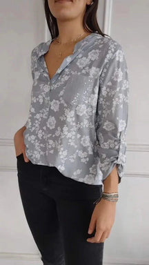 Camisa Mujer Confort Ligero Y Versátil Marine