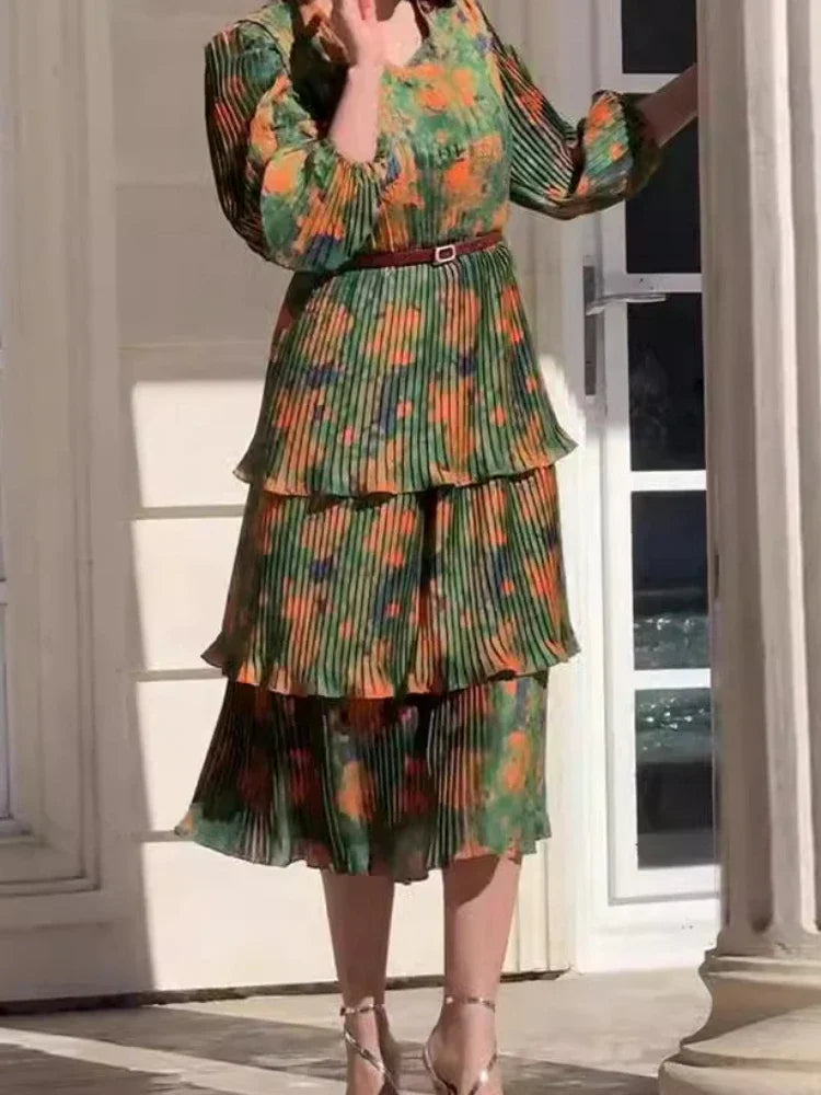 Vestido Mujer Con Fluida Caída Sedosa Elegante Para Caroline