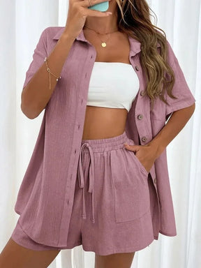 Conjunto Mujer Tela Ligera Verano Cómodo Rubi