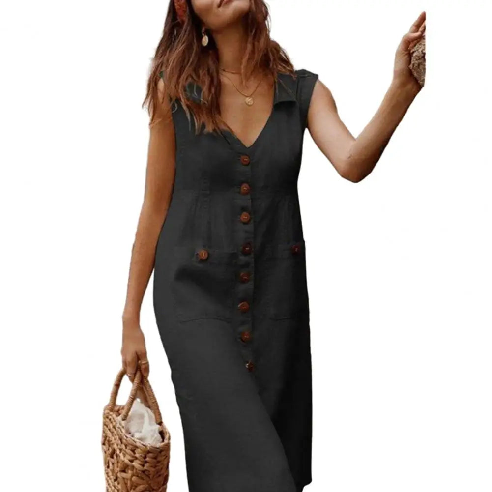 Vestido Ligero Estilo Suelto Comodidad Elegancia