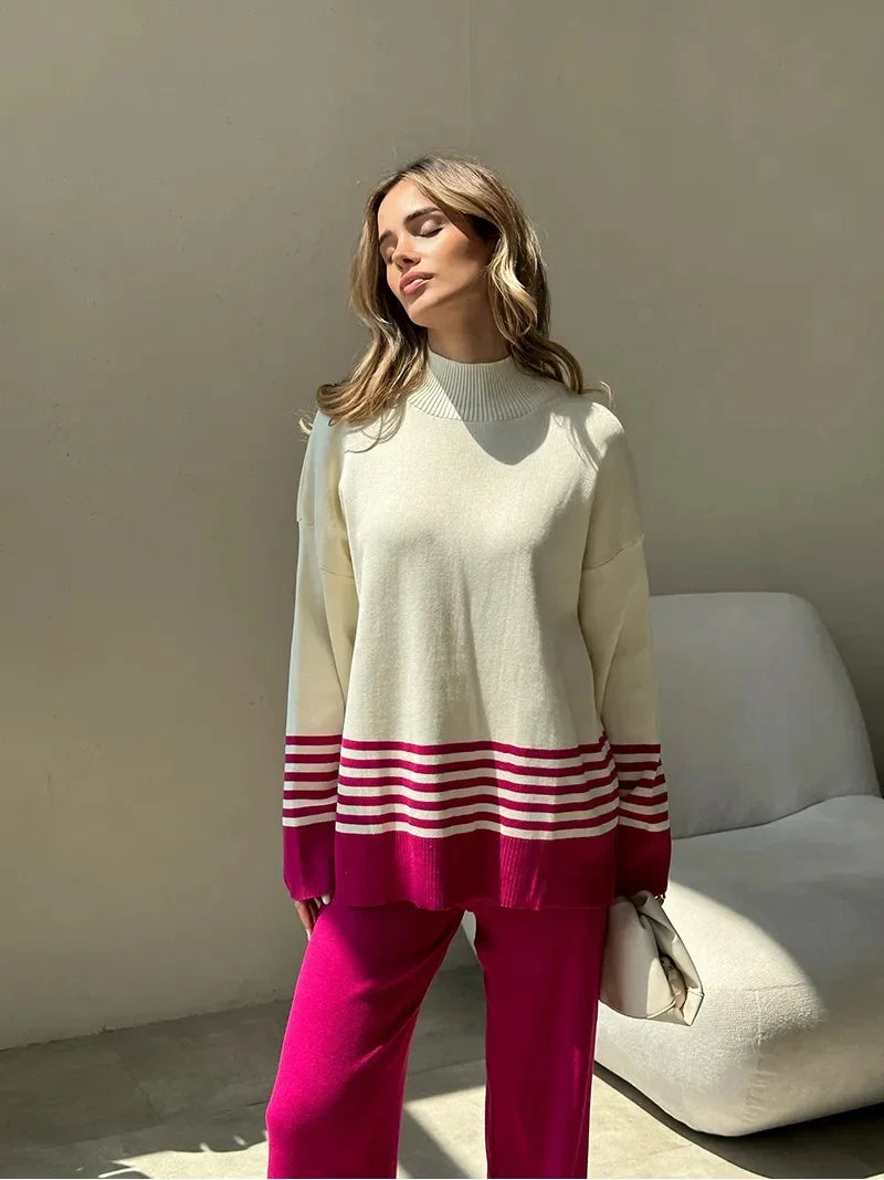 Conjunto Mujer Textura Suave Y Estilo Moderno Veronica